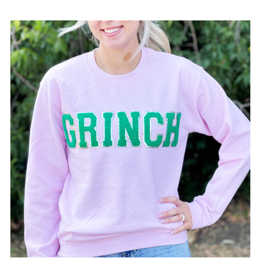 Grinch Pink Sweatshirt