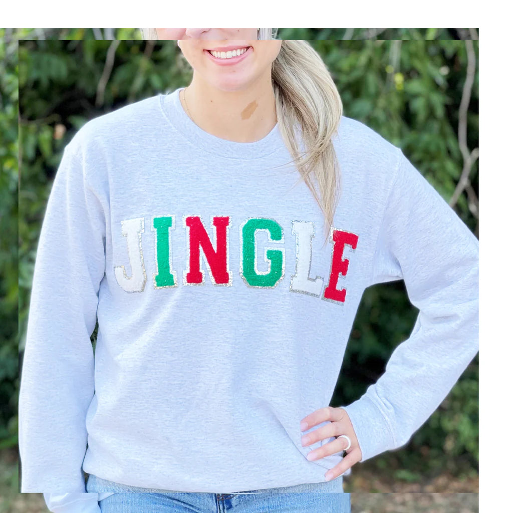 Jingle Grey Sweatshirt